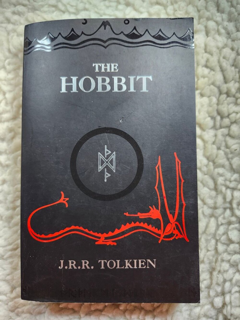 The Hobbit JRR Tolkien Paperback HarperCollins 1999 Map ISBN 0261102214